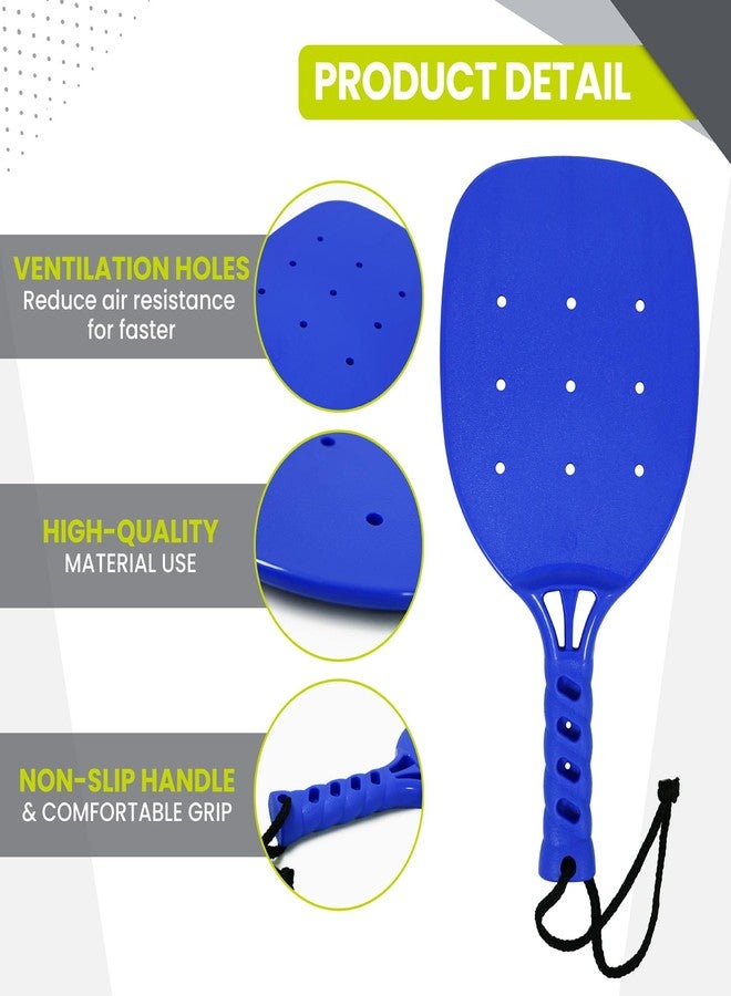 GISCO مجموعة مضارب بيكلبول من جيسكو (عبوة من قطعتين) | مضارب حمراء مع كرة واحدة بقطر 70 مم | طقم بيكلبول متين وخفيف الوزن | مناسب للعب في الأماكن المغلقة والمفتوحة للأطفال والكبار - Image 3